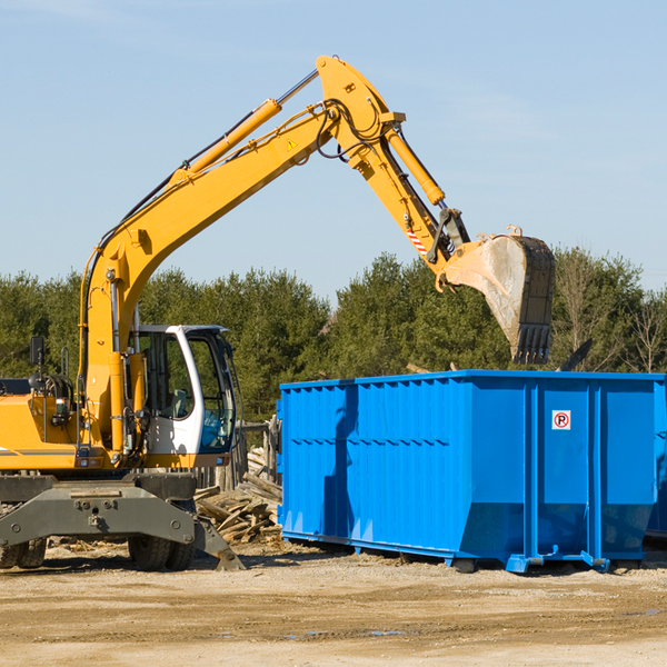 can i request a rental extension for a residential dumpster in Vincent